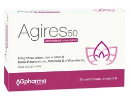 AGIRES 50 30 COMPRESSE OROSOLUBILI SCATOLA 5,4 G