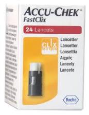 LANCETTE PUNGIDITO ACCU-CHEK FASTCLIX 24 PEZZI