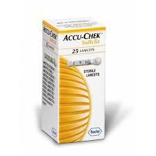 LANCETTE PUNGIDITO ACCU-CHEK SOFTCLIX 25 PEZZI