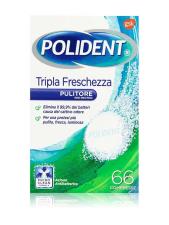 POLIDENT TRIPLA FRESCHEZZA 66 COMPRESSE