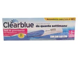 TEST DI GRAVIDANZA CLEARBLUE CON INDICATORE DELLE SETTIMANE1 PEZZO